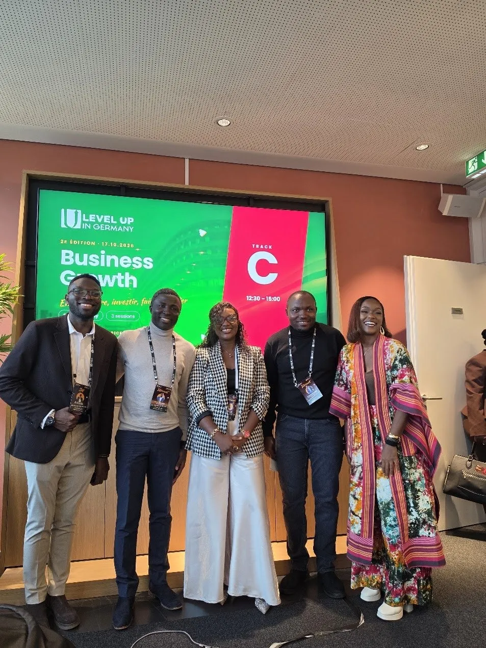Les speakers de la Track C, Level Up in Germany · Frankfurt